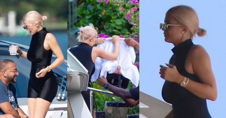 Kylie Jenner z córką i znajomymi relaksuje się na jachcie (ZDJĘCIA)