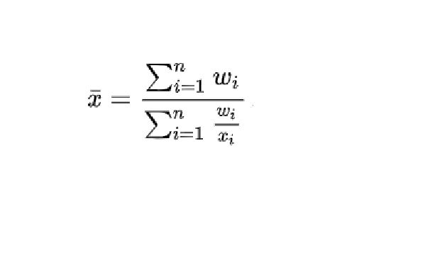 Średnia ważona harmoniczna