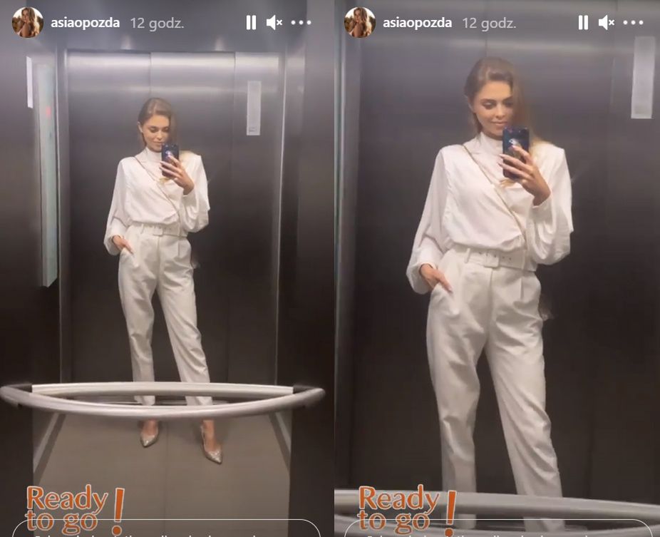 Joanna Opozda w drodze na urodziny... i wieczór panieński? 