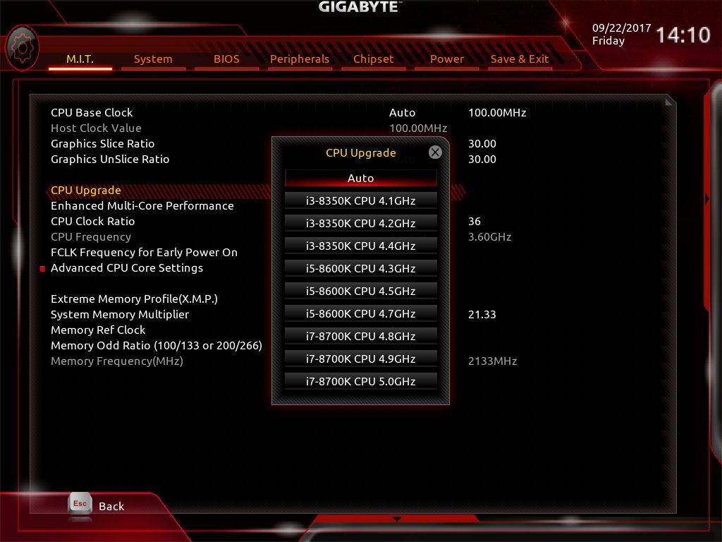 Gigabyte Z370 Aorus Ultra Gaming - UEFI
