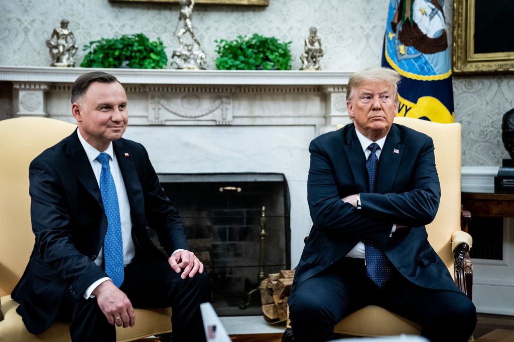 Andrzej Duda i Donald Trump 