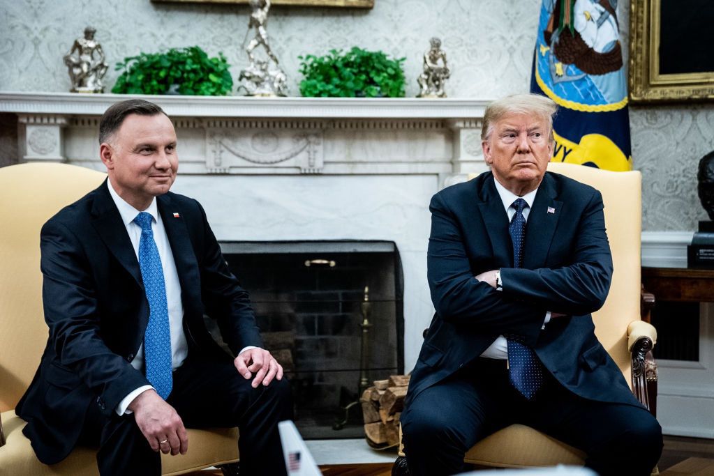 Andrzej Duda i Donald Trump 