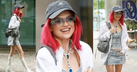 Odmieniona Margaret rozdaje uśmiechy przed studiem śniadaniówki (ZDJĘCIA)