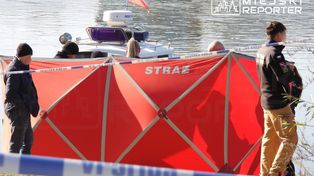 Warszawa: Kolejne ciało w Wiśle odnalezione przez ojca zaginionego Krzysztofa Dymińskiego. Na miejscu służby