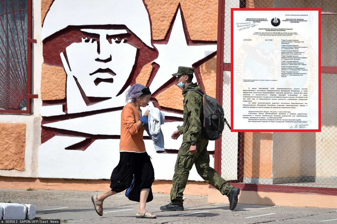 Niepokojące ustalenia z Naddniestrza. Wyciekło pismo