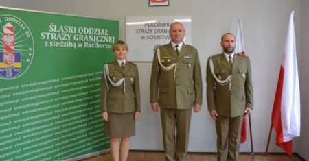 Sosnowiec. Straż graniczna ma nową placówkę, na razie w zastępczej siedzibie