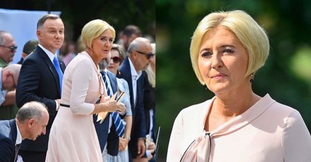 TYLKO NA PUDELKU: Ekspert OCENIŁ nową fryzurę Agaty Dudy! "Zaproponowałbym INNY KOLOR. Ten zlewa się ze wszystkim..."