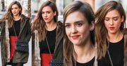 #TRENDY: Jessica Alba w oliwkowej parce