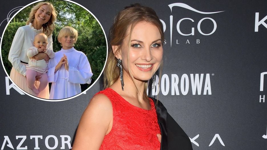 Joanna Moro świętuje komunię syna.