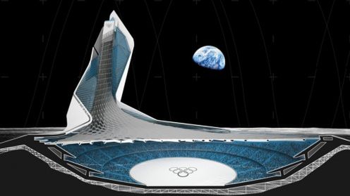 Jak wyglądałby stadion na Księżycu? 1