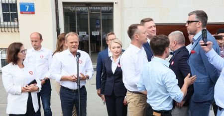Awantura na konferencji Tuska. Będzie zawiadomienie do prokuratury