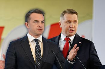 "Bezczelny człowieku". Szłapka szybko odpowiedział Czarnkowi