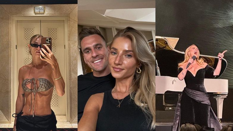 Agata Sieramska chwali się beztroskimi chwilami z ukochanym w Las Vegas: wizyta w kasynie, koncert Adele i odważne stylówki (ZDJĘCIA)