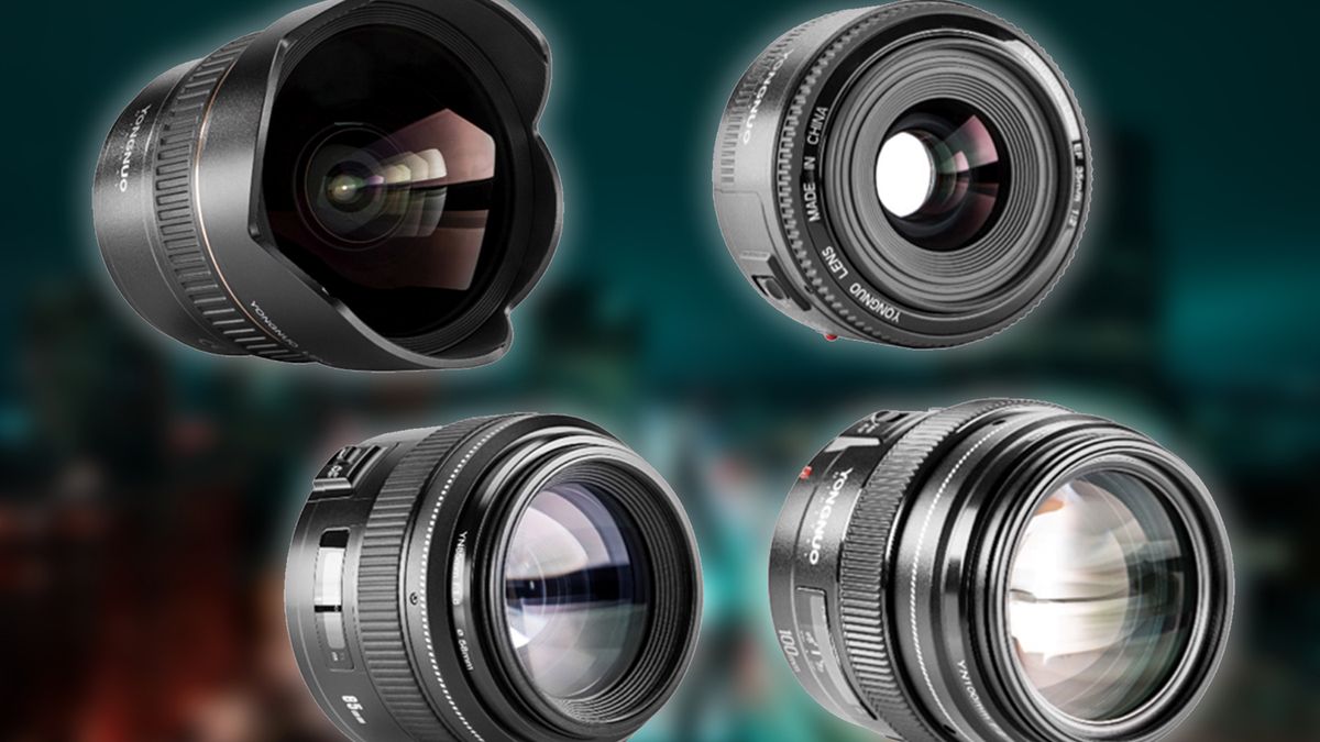 4 nowe obiektywy Yongnuo do złudzenia przypominają szkła Canona 1