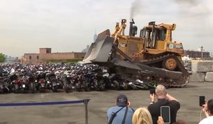 Motocykle trafiły na złom. Amerykanie dotkliwie ukarali właścicieli