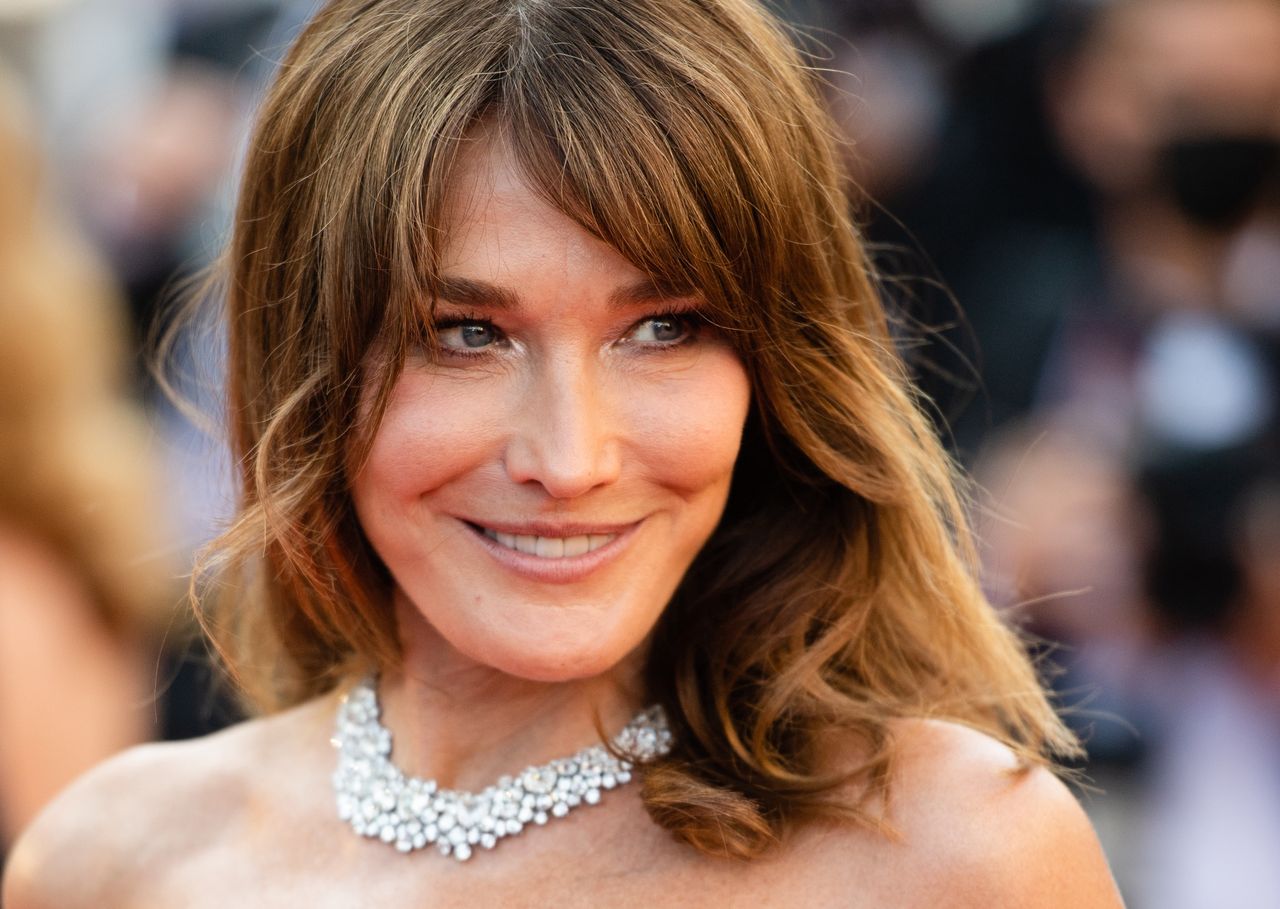 Carla Bruni na Festiwalu Filmowym w Cannes 