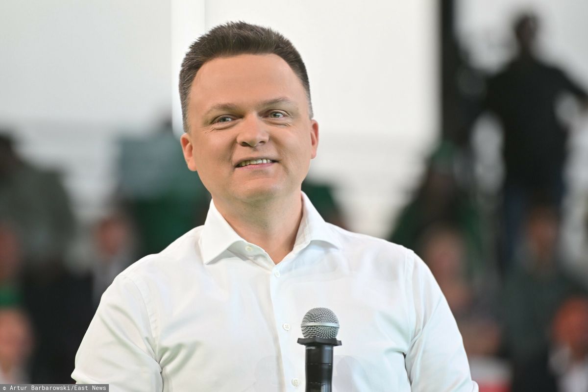 Szymon Hołownia, lider Polski 2050, jeden z liderów Trzeciej Drogi