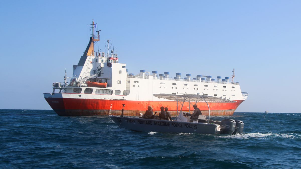 Patrole wybrzeża w związku z atakami piratów