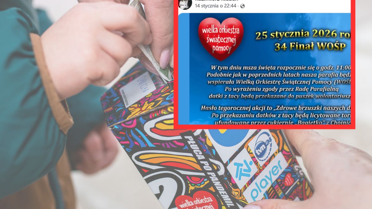 Ksiądz Kazimierz Klaban zagra z WOŚP