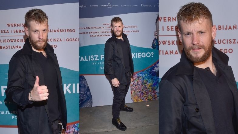 Tak wyglądał wernisaż Sebastiana Fabijańskiego