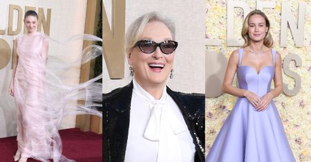 Złote Globy 2024. NAJLEPSZE kreacje gali: niezawodna Meryl Streep, eteryczna Hunter Schafer, Brie Larson w sukni Kopciuszka (ZDJĘCIA)