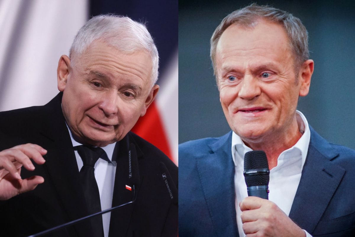Jarosław Kaczyński i Donald Tusk zabiegają u sympatyków o wsparcie finansowe dla swoich partii 
