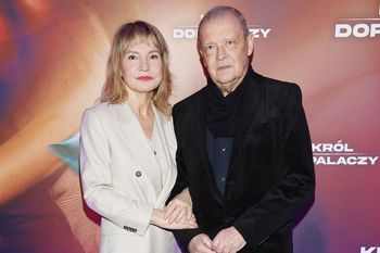 Jan Frycz z żoną. To było jego ostatnie publiczne wyjście