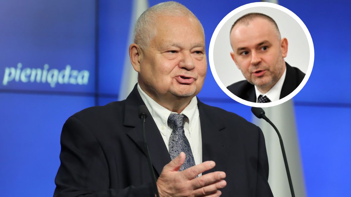 Adam Glapiński i Paweł Mucha