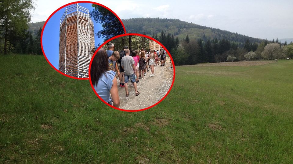 Wieża na Łysuli przyciąga tłumy