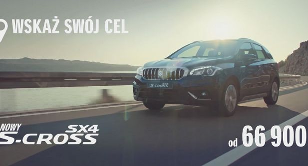 „Wskaż swój cel” w kampanii nowego Suzuki SX4 S-Cross (wideo)