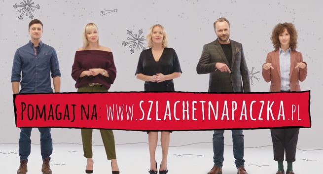Gwiazdy filmu „Miłość jest wszystkim" w kampanii Szlachetnej Paczki