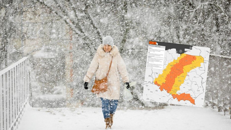 W środę o poranku mieszkańców wielu regionów może zaskoczyć dostawa śniegu