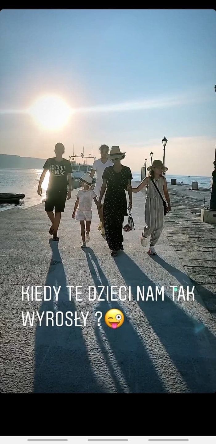 Justyna Steczkowska na wakacjach z dziećmi