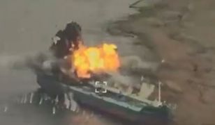 Rosjanie namierzeni. Rakiety uderzyły we wrak