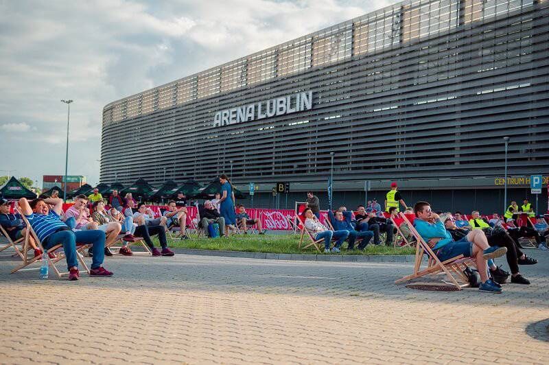 Strefa Kibica przy Arenie Lublin ZDJĘCIA