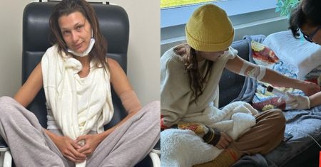 Bella Hadid walczy z boreliozą. Modelka pokazała zdjęcia z leczenia. "Wszechświat działa w bolesny sposób" (FOTO)