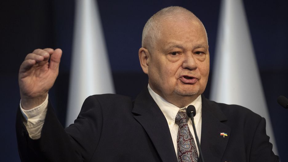 06.05.2022. Warszawa. Konferencja prasowa prezesa Narodowego Banku Polskiego po posiedzeniu Rady Polityki Pienieznej.  n/z Adam Glapinski