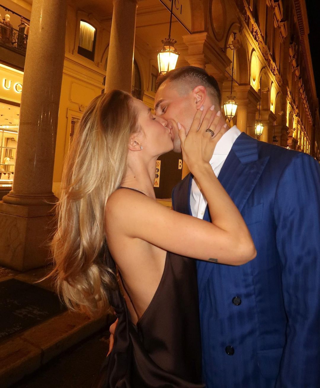 Arek Milik i Agata Sieramska