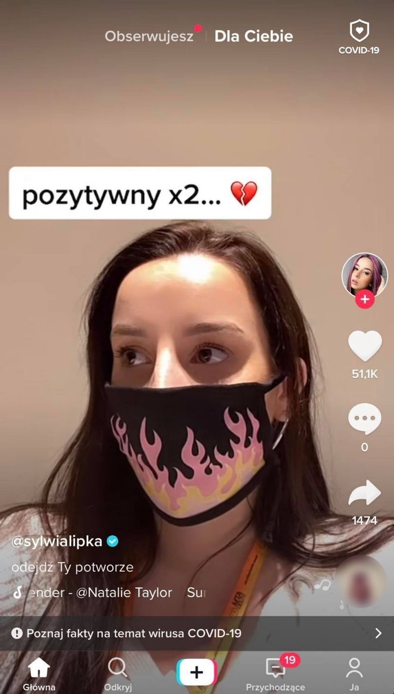 Sylwia Lipka ma koronawirusa!