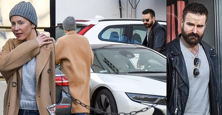 Smutni Katarzyna Warnke i Piotr Stramowski przyjechali do restauracji autem za PÓŁ MILIONA (ZDJĘCIA)