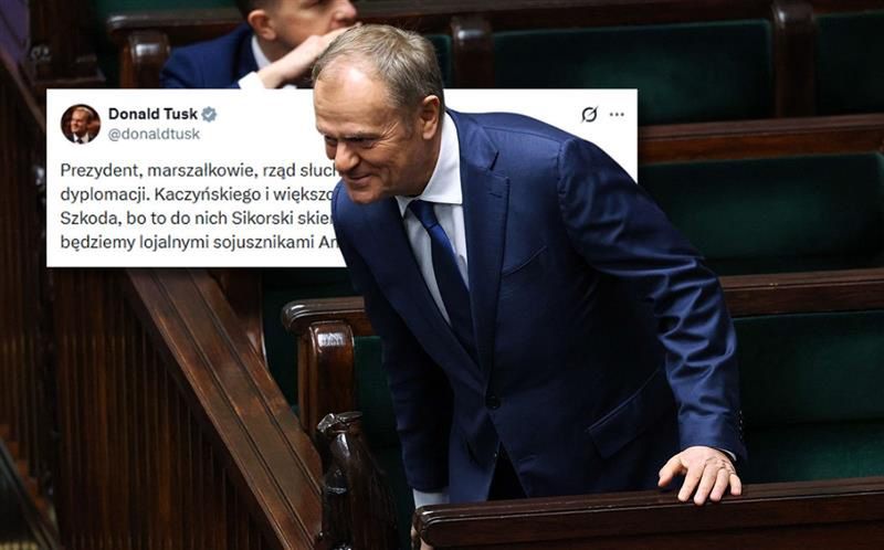 Tusk zareagował błyskawicznie. Kaczyńskiego nie było na expose. "Zdezerterowali"
