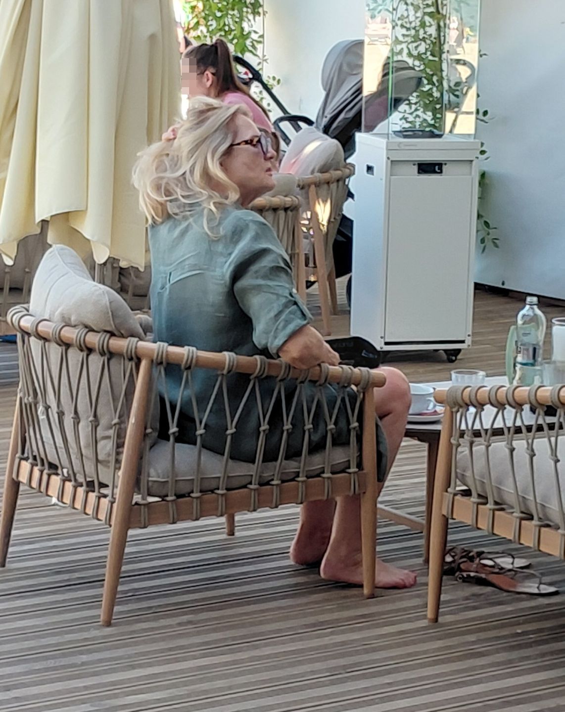 Grażyna Szapołowska wczasuje się z córką w Sopocie