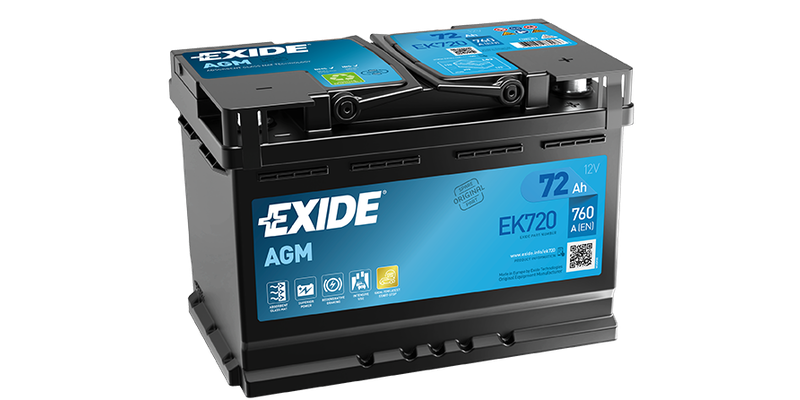 Exide AGM EK720