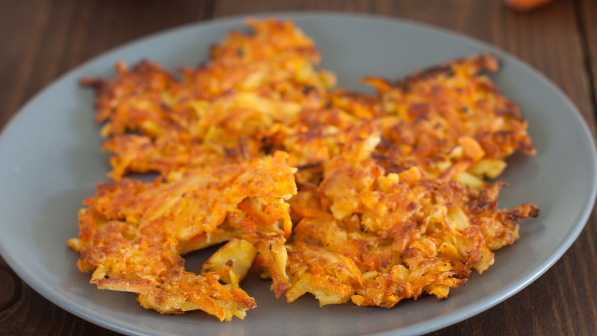 Placki z marchewki - Pyszności