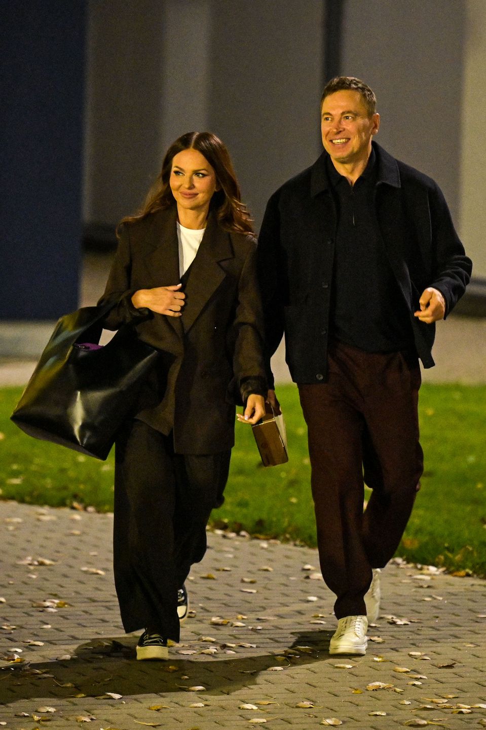 Paulina Sykut-Jeżyna z mężem 