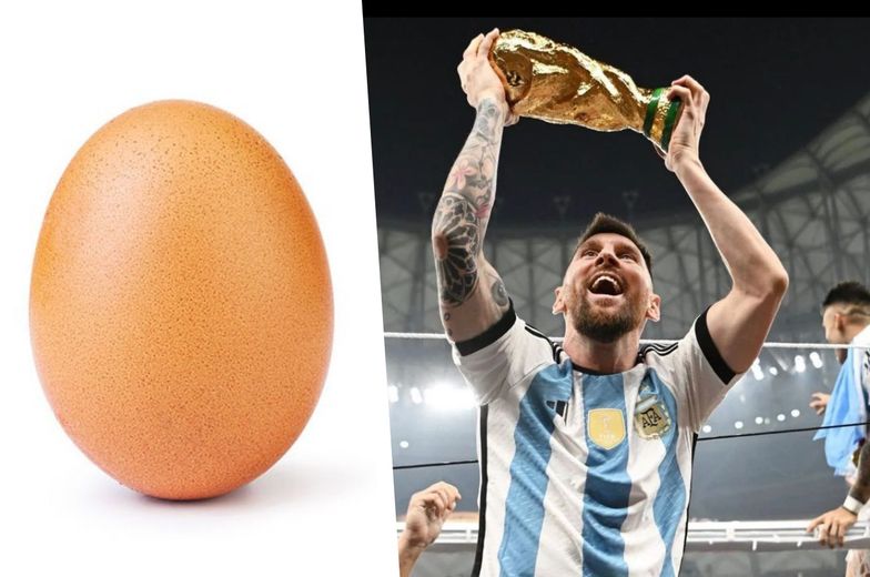 "Słynne jajko" zostało zdetronizowane. Messi królem Instagrama