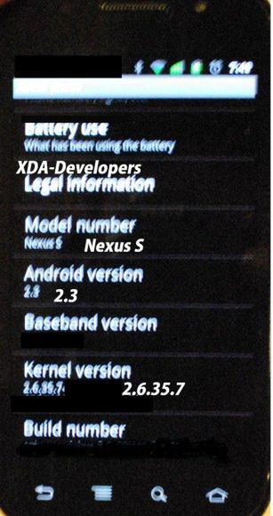 Nexus S w rękach forumowiczów XDA-Developers? 2