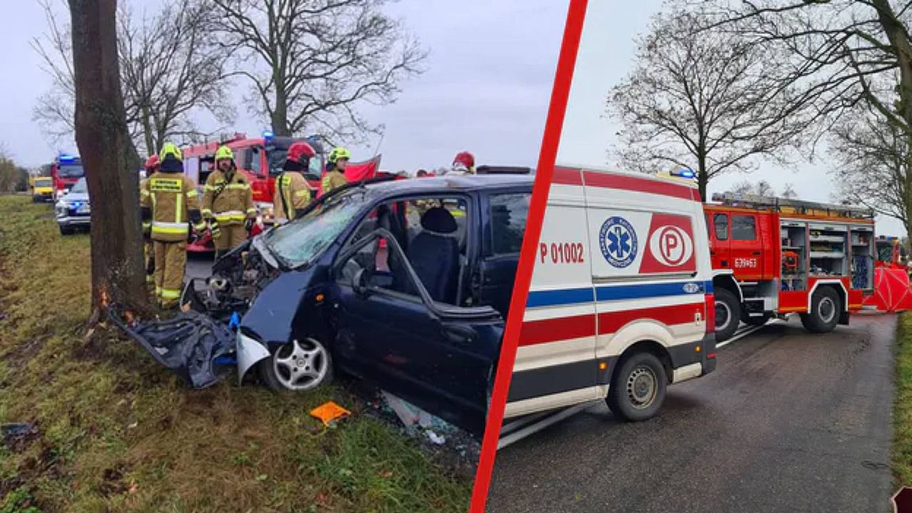 Śmiertelny wypadek. Matiz stanął w płomieniach