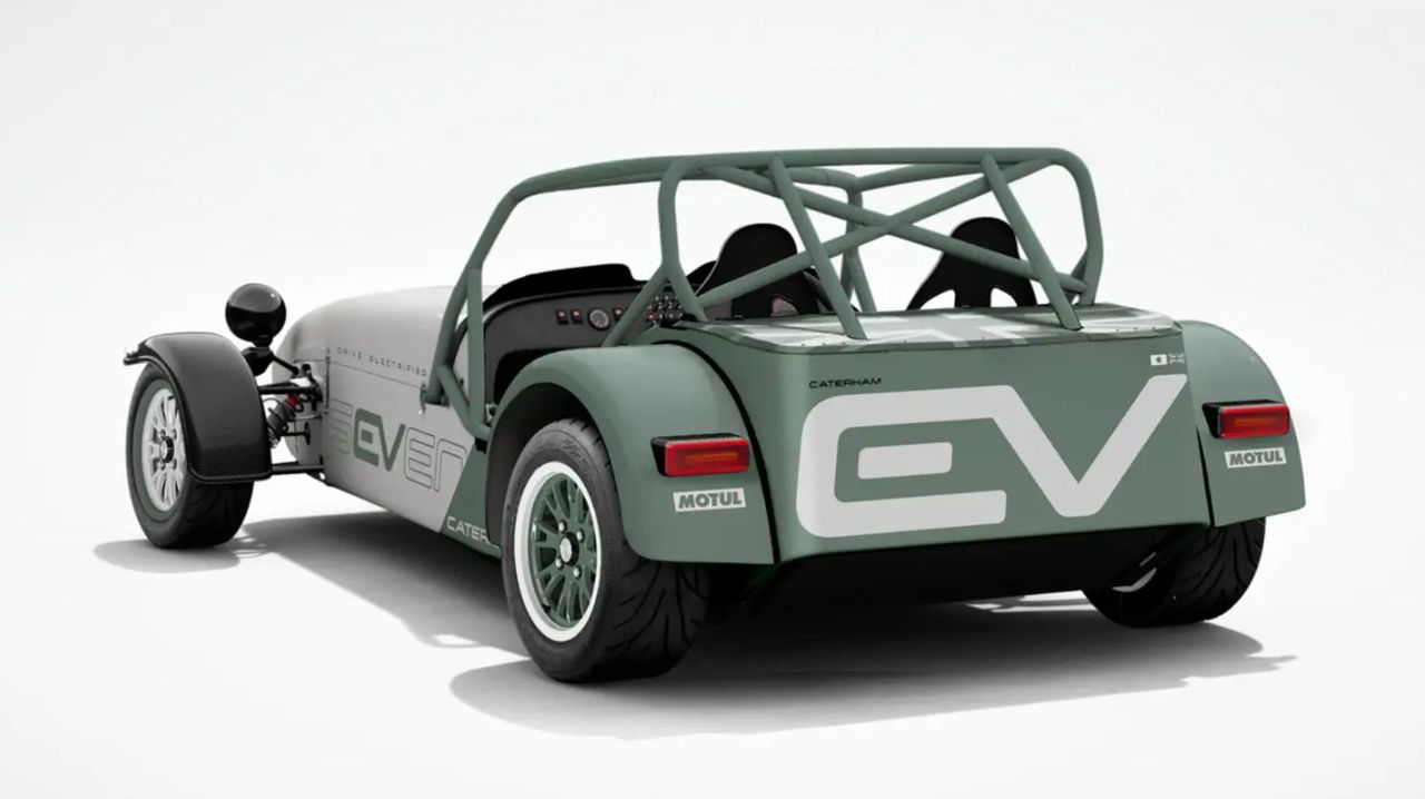 Caterham EV Prototype zapowiada się idealnie. Jest lekki i mocny jak na markę przystało