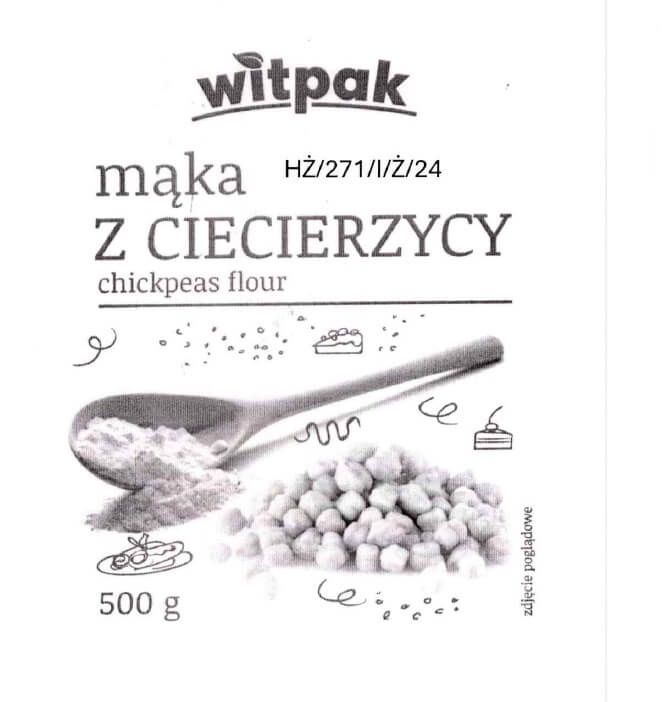 Mąka z ciecierzycą z niepożądaną zawartością